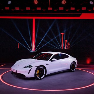 World premiere of the Porsche Taycan
