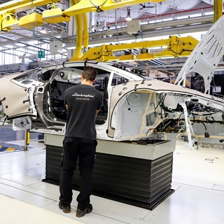 Lamborghini RWD for Pope Francis in production line 01