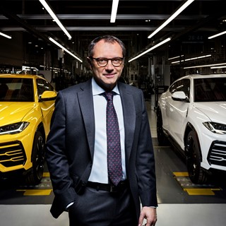 Stefano Domenicali with Urus